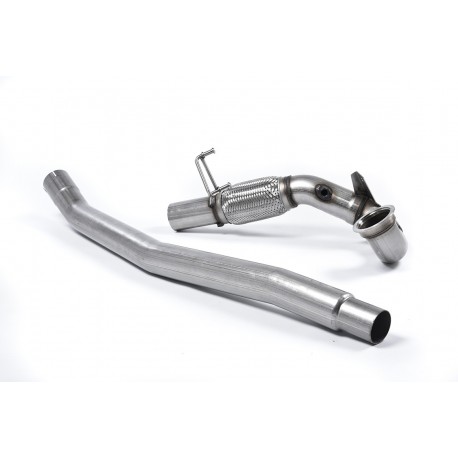 Milltek SSXVW348 Golf MK7 R Variant 3" De Cat Downpipe & Pipe Exhaust Fits To OE