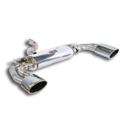 Supersprint Rear exhaust with valves right - left 145x95 for Audi RS3 8VA