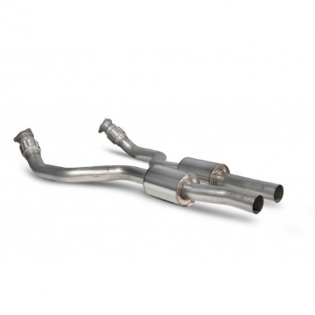 Scorpion Downpipes with front silencers S4 3.0 TSFI V6 Quattro & Avant B8/B8.5