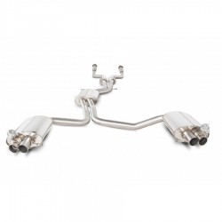 Scorpion Resonated cat-back system inc active exhaust valve RS4 B8 4.2 FSI