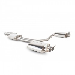 Scorpion Resonated half system inc active exhaust valve RS4 B8 4.2 FSI RS5 4.2 V8 Coupe